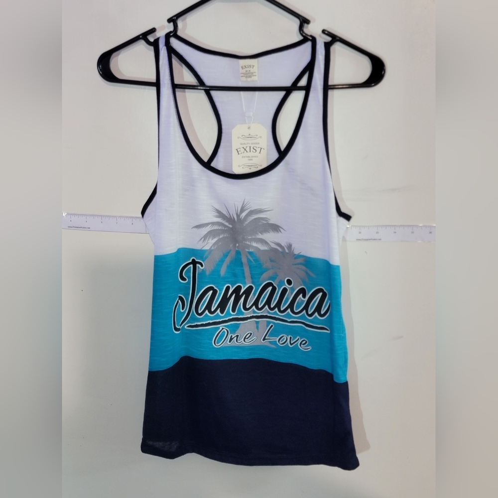 Exist Jamaica One Love Tank Top Size Medium NWT